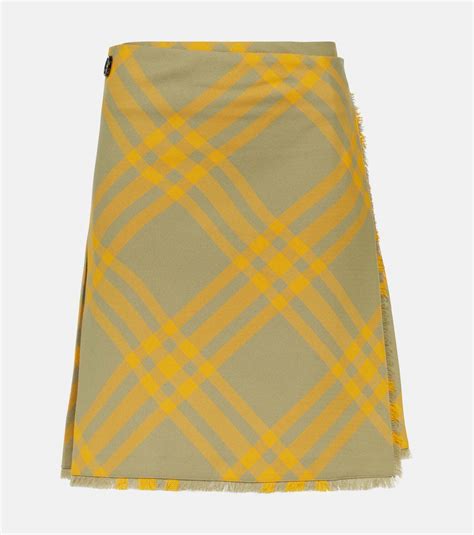 burberry kilt|burberry wool blend kilt.